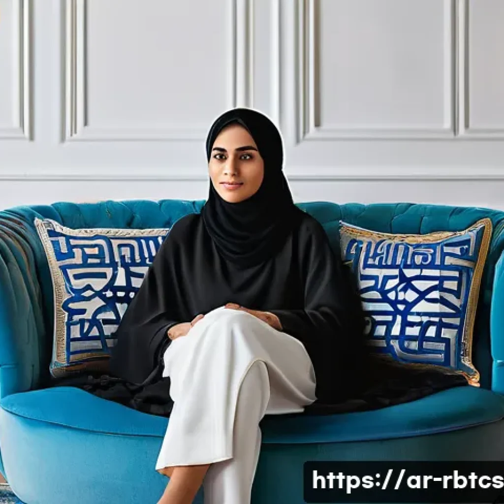 로봇 심리상담에 대한 소비자 인식 조사 - **Prompt:** A young Arab woman in her early twenties, dressed in modern, modest, and fully covering ...